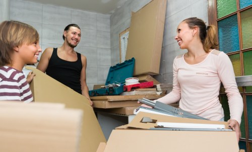 Man with a van service moving household goods