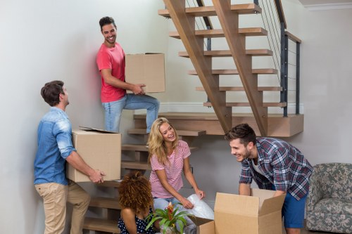 Office relocation team planning a move in Mill Hill