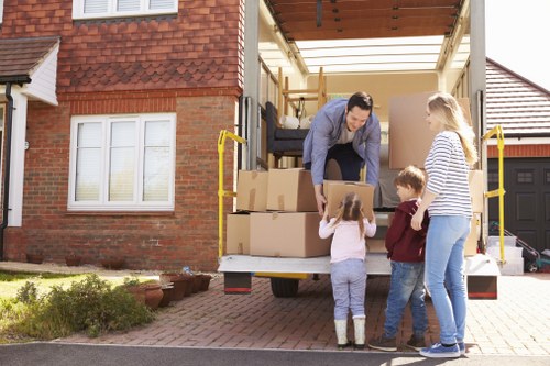 Customer raising a service complaint during a move