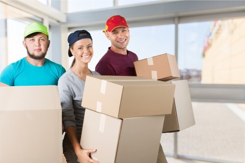 Man and van service helping with a residential move in Mill Hill