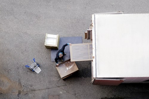 Removal team preparing a home move in Mill Hill