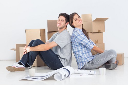 Commercial moving team planning a business relocation in Mill Hill