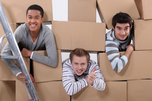 Packing and furniture handling during a Mill Hill move