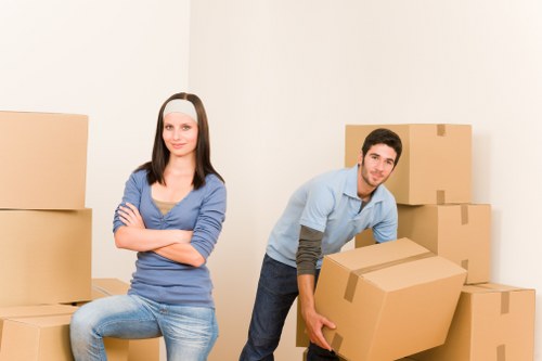 Careful wrapping and labelling of boxes for a local relocation